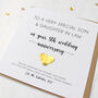 Personalised Bronze 8th Anniversary Card For Husband/Wife, thumbnail 7 of 8