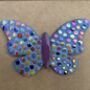 Child's Mosaic Blue Butterfly Craft Kit, thumbnail 2 of 2