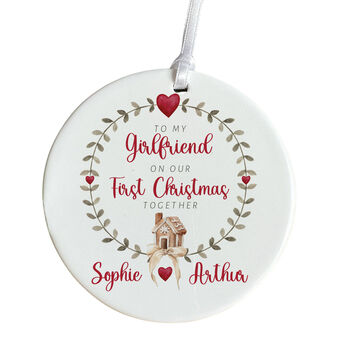 Christmas Gift Personalised Our First Christmas Together Boyfriend Or Girlfriend, 3 of 9