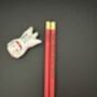 Luxury Personalised Red Chopsticks, thumbnail 7 of 9