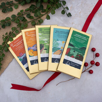 Christmas Chocolate Favourites Navy Gift Box, 3 of 9