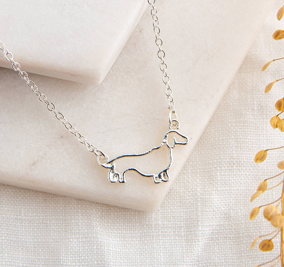 Stainless Steel Dachshund Dog Necklace For Women Jewelry Delicate Animal Pet  Sausage Dog Puppy Pendant Necklace Gift N1324S02 - AliExpress