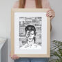 The Songs Of Bowie Illustration Print, thumbnail 5 of 8