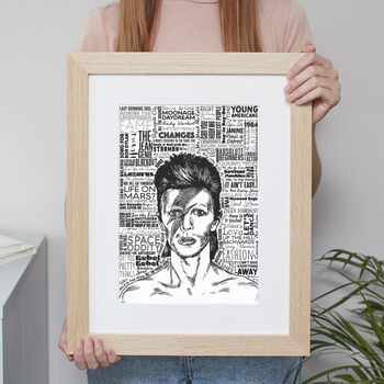 The Songs Of Bowie Illustration Print, 5 of 8