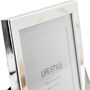 Pack Of Two Silver Photo Frames Metal Plated, thumbnail 4 of 4
