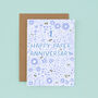 Paper Floral 1st Anniversary Card, thumbnail 2 of 3