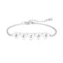 Personalise Multi Hearts Silver Gold Rose Gold Bracelet Initials Engraved, thumbnail 9 of 9