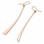 Sword Silver Long Drop Earrings, thumbnail 7 of 8