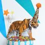 Personalised Tiger Party Animal Cake Toppers, thumbnail 6 of 7