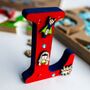 Personalised Paint Your Own Superhero Wooden Name, thumbnail 7 of 10