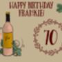 Personalised 70th Birthday Engraved Wine Glass Gift, thumbnail 8 of 8