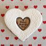 Handmade Pottery Porcelain Love Heart Token, thumbnail 2 of 7