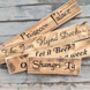 Hand Engraved Personalised Vintage Wood Signs, thumbnail 2 of 12