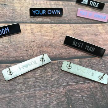 Personalised Design Your Rectangle Enamel Pin, 6 of 7
