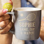 Stoneware Personalised Tennis Mug, thumbnail 3 of 4