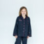 Personalised Kid's Navy Multicoloured Star Pyjamas, thumbnail 6 of 8