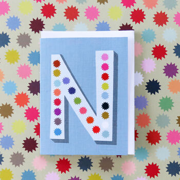 Mini N Alphabet Card, 4 of 5