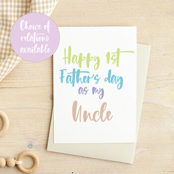 Happy First Father's Day As My… Card, 2 of 3