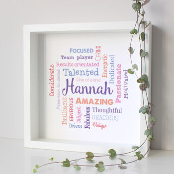 Personalised Word Art Gift For Her, 11 of 11