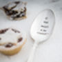 Personalised Vintage Silver Plated Dessert Spoon, thumbnail 1 of 5