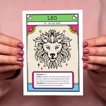 Personalised Zodiac Birthday Card, 2 of 7