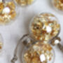 Gold Leaf Christmas Tree Baubles, thumbnail 4 of 4