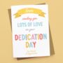 Personalised Dedication Day Card, thumbnail 4 of 9