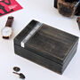 Personalised Wooden Cufflink And Watch Box, thumbnail 3 of 7