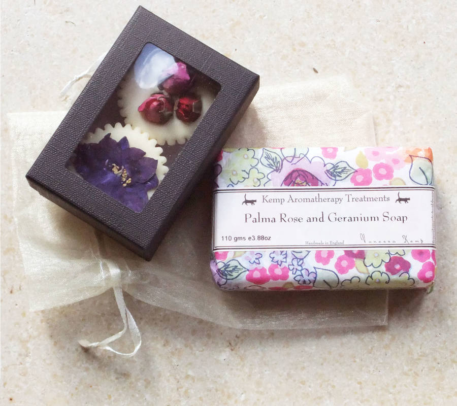 Natural Soap And Two Bubble Bathmelts, 1 of 3