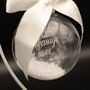 Round Glass Any Message / Text Christmas Tree Bauble, thumbnail 3 of 6