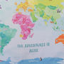 Personalised Childrens Illustrated Animal Map Hanging, thumbnail 2 of 3