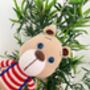 Cute Organic Handmade Teddy Bear For Babies And Kids, thumbnail 2 of 8
