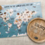 Personalised Animal World Map Print, thumbnail 1 of 5