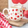 Apple Print Rounded Mug, thumbnail 1 of 4