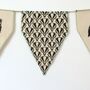 Badger Bunting. Handmade Hanging Garland, thumbnail 4 of 4