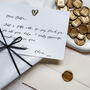 Love Heart Luxury Gold Foiled Writing Set, thumbnail 3 of 3