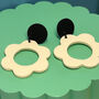Flower Power Earrings, Large Flower Earrings, thumbnail 6 of 7