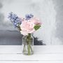 Everlasting Hyacinth And Pink Rose Bouquet, thumbnail 4 of 7