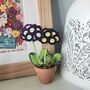 Primula Auricula Wooden Flower Decoration Gift, thumbnail 1 of 5