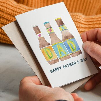 Beer Bottle Card By This Is Nessie | notonthehighstreet.com