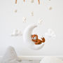 Sleeping Fox With Moon And Stars Baby Mobile, thumbnail 5 of 11