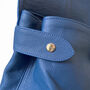 Royal Blue Leather Backpack, thumbnail 4 of 6