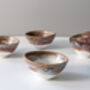 Set Of Four Porcelain Angled Mini Bowl, thumbnail 8 of 11
