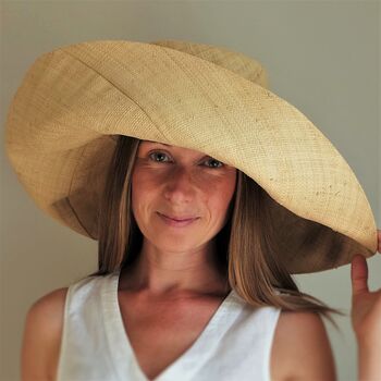 Large Brim Fold Up Straw Hat, 4 of 4