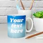 Personalised Ombre Mug With Custom Text, thumbnail 2 of 4
