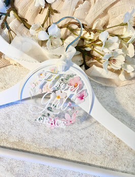 Personalised Flower Girl Hanger Tag, 2 of 3