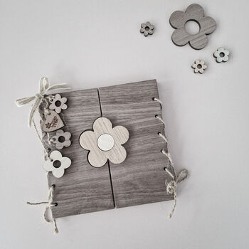 Personalised Floral Wooden Mother’s Day Card, 5 of 8