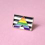 Lgbtq Ally Enamel Pin Badge, thumbnail 1 of 4