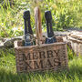 Merry Xmas Two Bottle Carrier, thumbnail 1 of 1