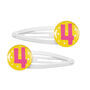 4th Birthday Hair Clips Gift Set, thumbnail 2 of 2